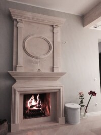Fireplace facade