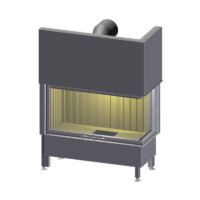 Fireplace with water jacket Spartherm Varia 2Rh/2Lh H2O