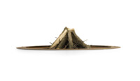 Yard Fireplace AK 47 Hole