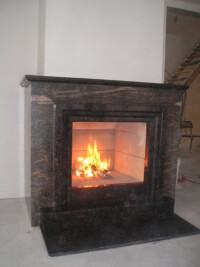 Fireplace facade