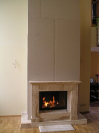 Fireplace facade