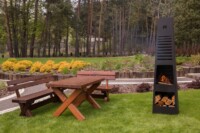 Outdoor fireplace Torre