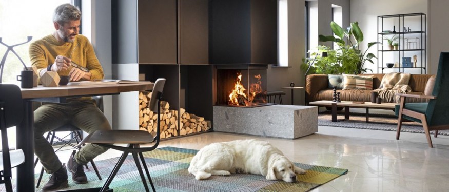 Fireplace insert Kalfire W53/50R